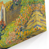Impressionism Wall Art - House and Garden Landscape by Vincent van Gogh