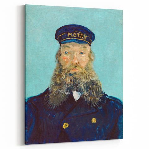 Impressionism Wall Art - Portrait of Postman Roulin by Vincent van Gogh