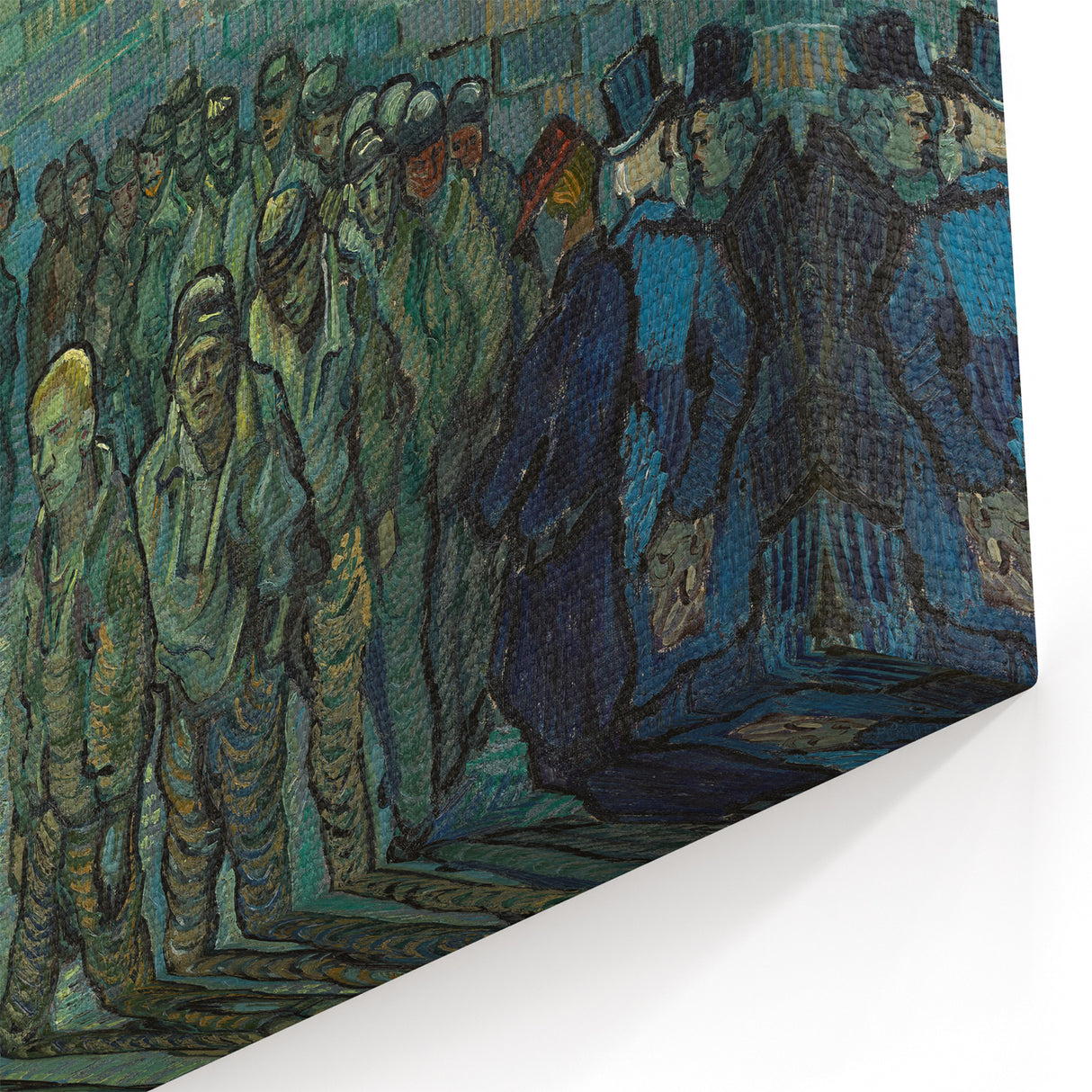 Impressionism Wall Art - Prisoners Exercising by Vincent van Gogh