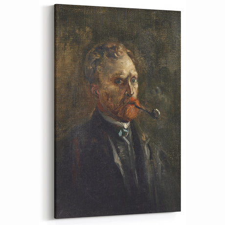 Impressionism Wall Art - Self-Portrait (1886) by Vincent van Gogh