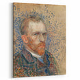 Impressionism Wall Art - Self-Portrait with Pointillism (1887) by van Gogh