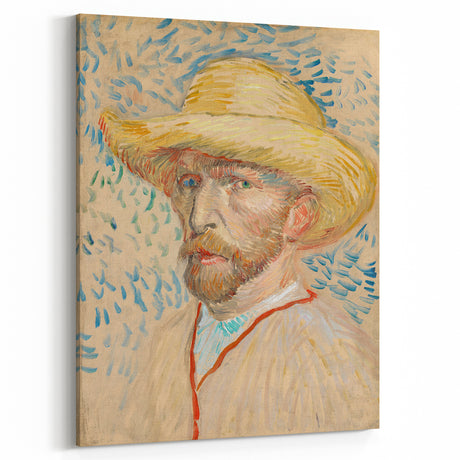 Van Gogh’s 1887 Self-Portrait with Straw Hat: Impressionist Art