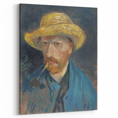 Van Gogh’s 1887 Self-Portrait with Straw Hat: Iconic Impressionism