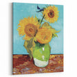 Van Gogh’s Vase with Three Sunflowers (1888): Iconic Wall Art