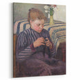 Impressionist Portrait - Pissarro’s ‘Woman Mending’ Wall Decor
