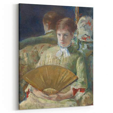 Impressionist Portrait - Cassatt’s ‘Woman with a Fan’ Wall Art