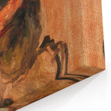 Impressionist Portrait - Renoir’s ‘Woman’s Head with Red Hat’ Art