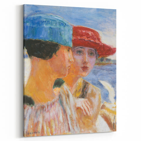 Impressionist Duo - Bonnard’s ‘Young Girls with Seagull’ Wall Art