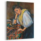 Impressionist Portrait - Cézanne’s ‘Young Italian Woman’ Wall Art