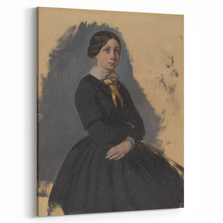 Impressionist Portrait - Degas’s ‘Young Woman in Black’ Wall Art