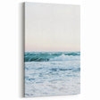 Beach Decor Prints - Ocean Waves Summer Landscape Canvas Art