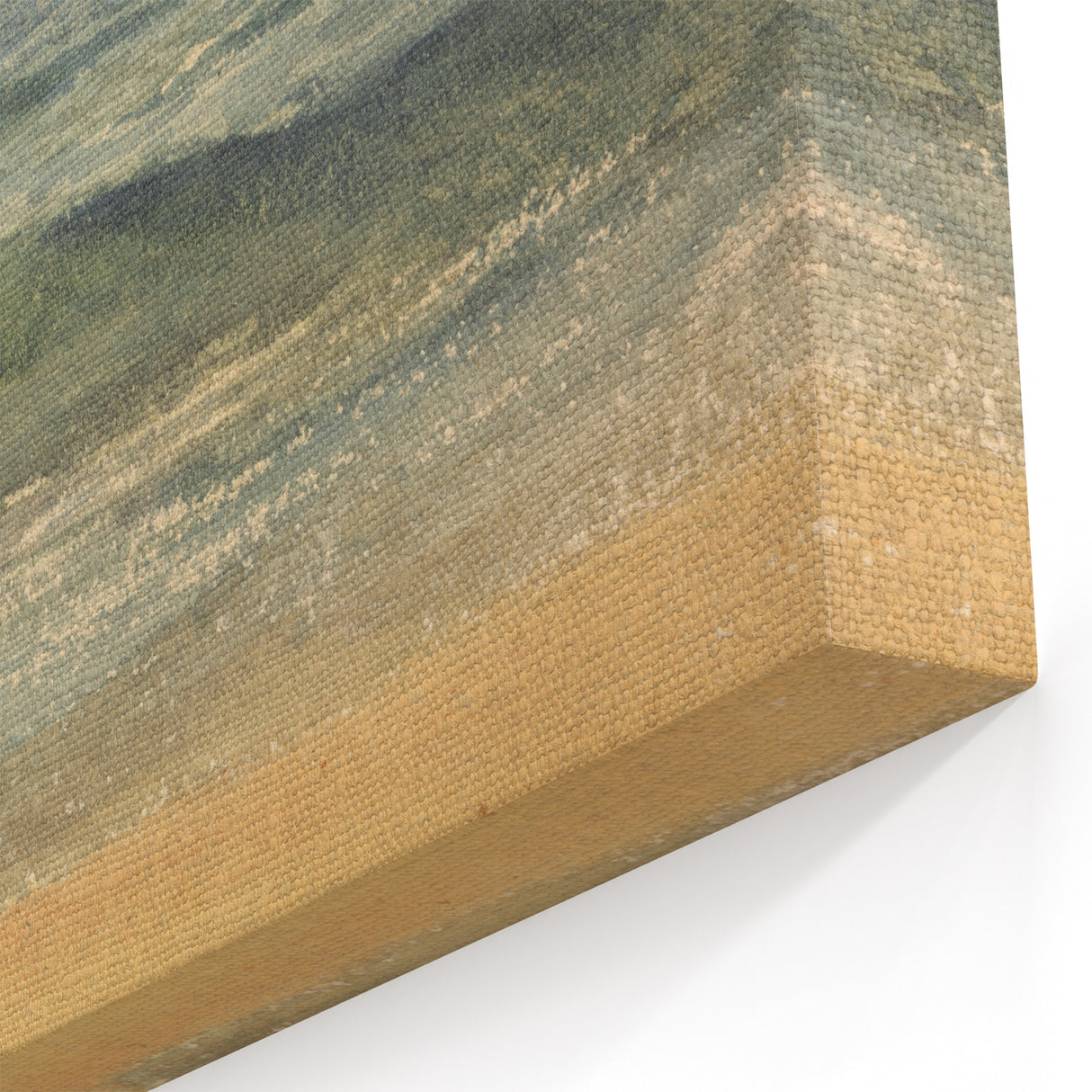 Impressionist Seascape Wall Art – Waves on the Shoreline Canvas
