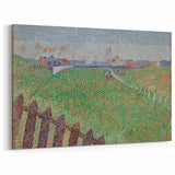 Impressionist Landscape Wall Art – Vibrant Racecourse Scene Print