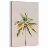 Tropical Wall Art - Vibrant Coconut Palm Summer Canvas Print
