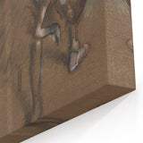 Impressionist Ballet Wall Art – Three Dancers Resting by Edgar Degas