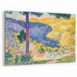 Impressionist Landscape Art – Valley with Fir by Henri Cross