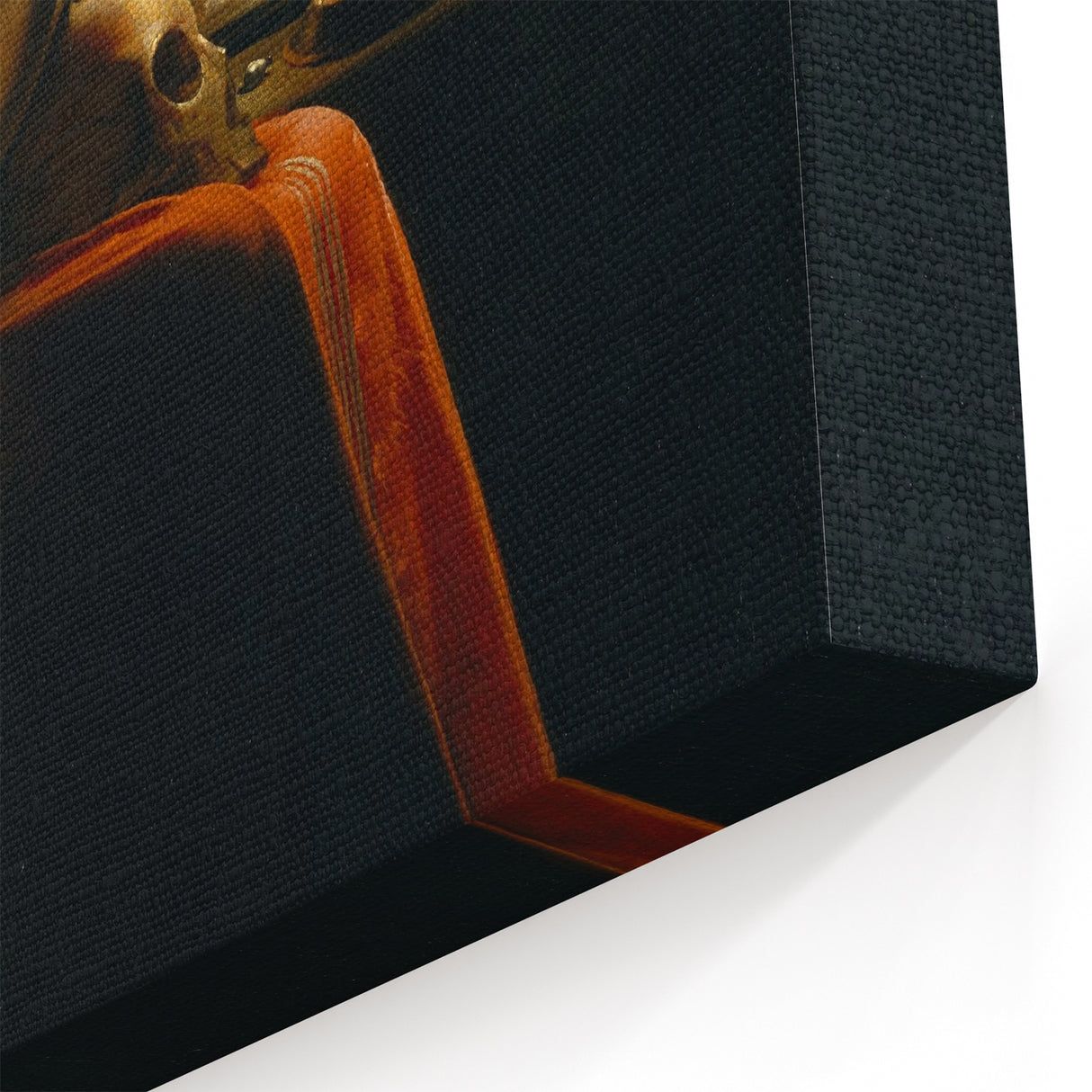 Baroque Candlelight Reflection: Antique Wall Art with Elegance