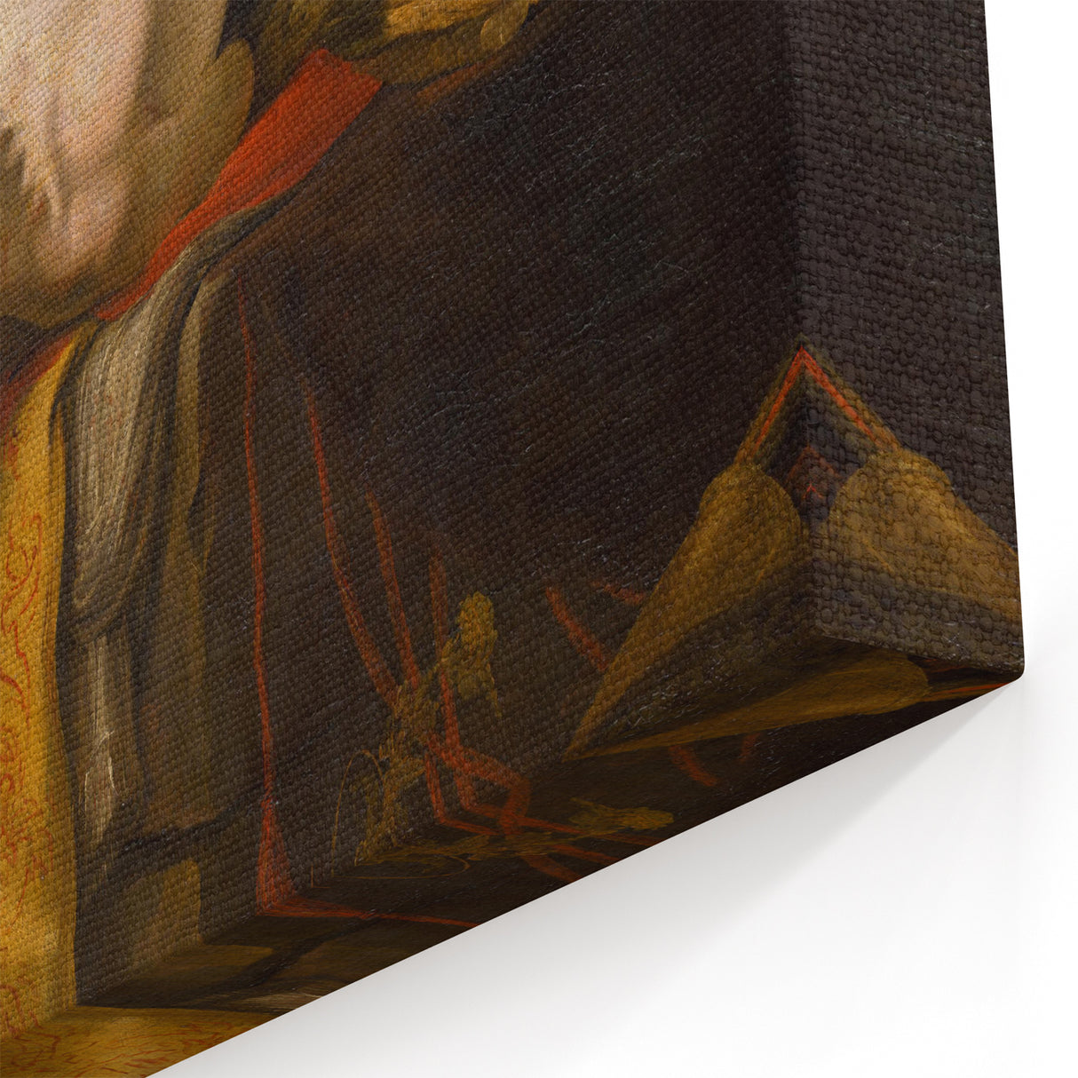 Baroque Sacrifice Scene: Historical Art Print with Dramatic Power