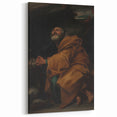 Baroque Prayer Scene: Historical Art Print with Dramatic Emotion