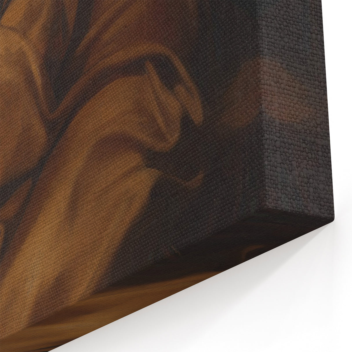 Baroque Prayer Scene: Historical Art Print with Dramatic Emotion