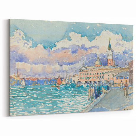 Impressionist Venice Wall Art - Claude Monet-Style Landscape Painting