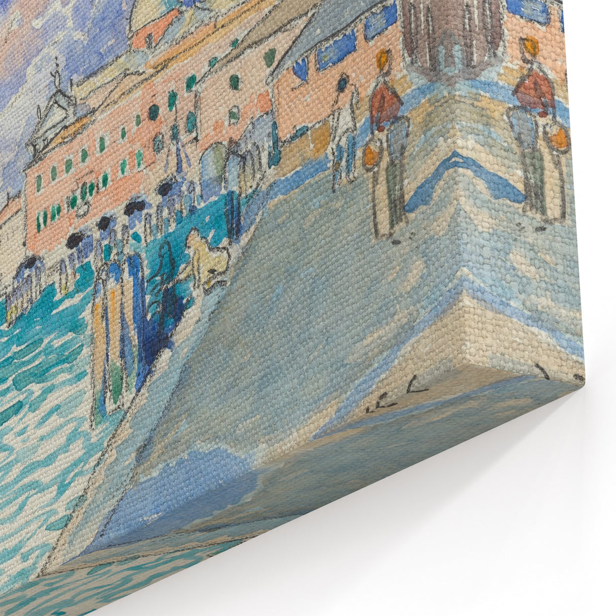 Impressionist Venice Wall Art - Claude Monet-Style Landscape Painting