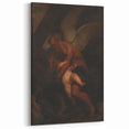 Baroque Angelic Struggle: Classic Art Print with Powerful Imagery