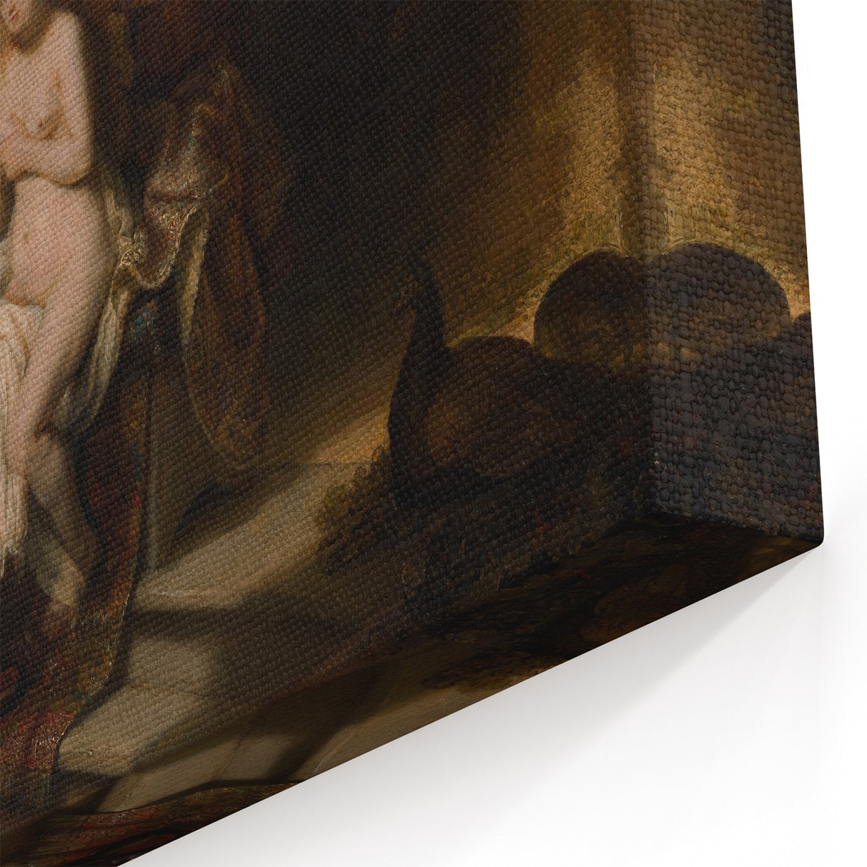 Baroque Bathing Scene: Classic Art Print with Luxurious Details