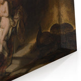 Baroque Bathing Scene: Classic Art Print with Luxurious Details