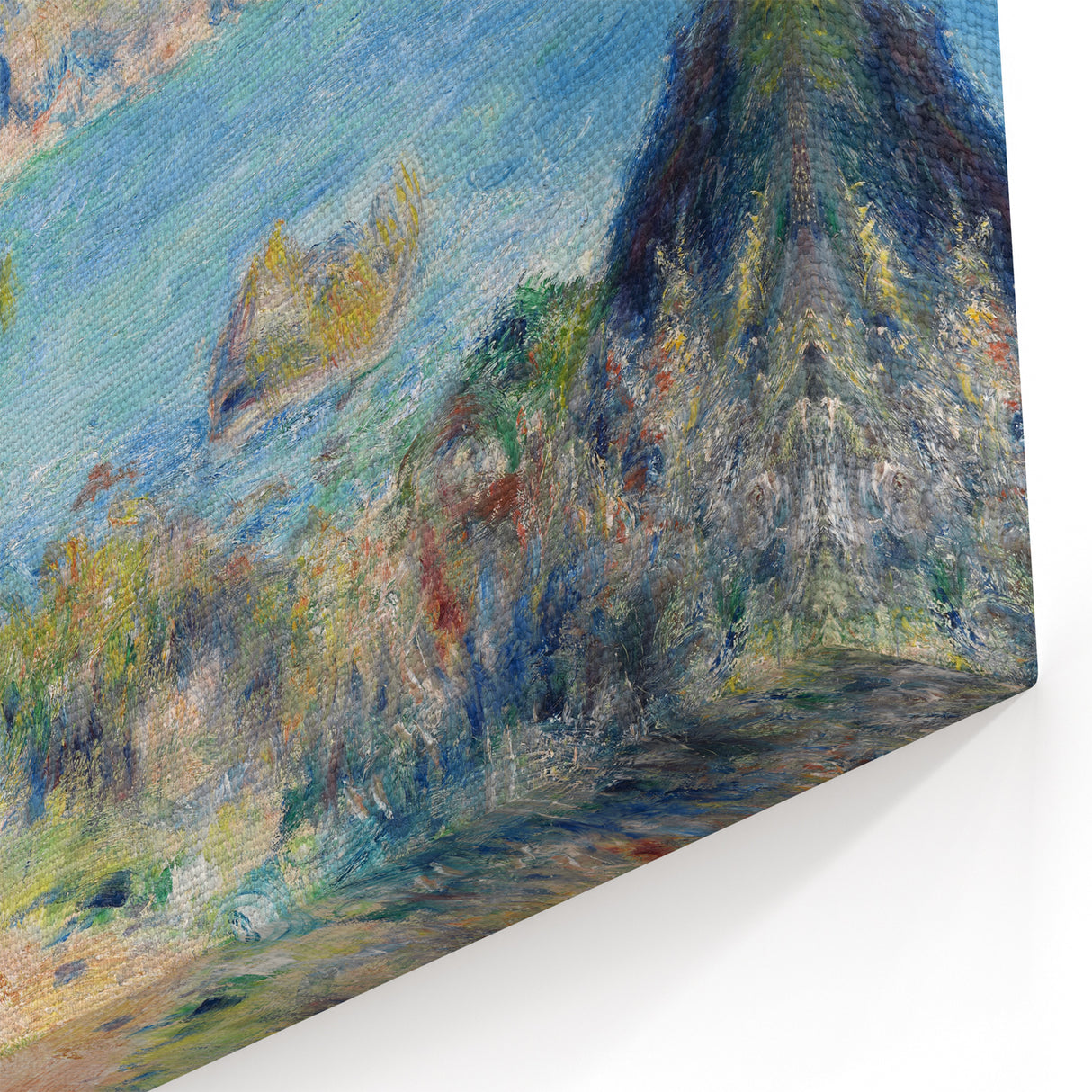 Renoir's View at Guernsey - French Impressionist Landscape Wall Art