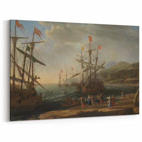 Baroque Maritime Scene: Classic Art Print with Nautical Grandeur