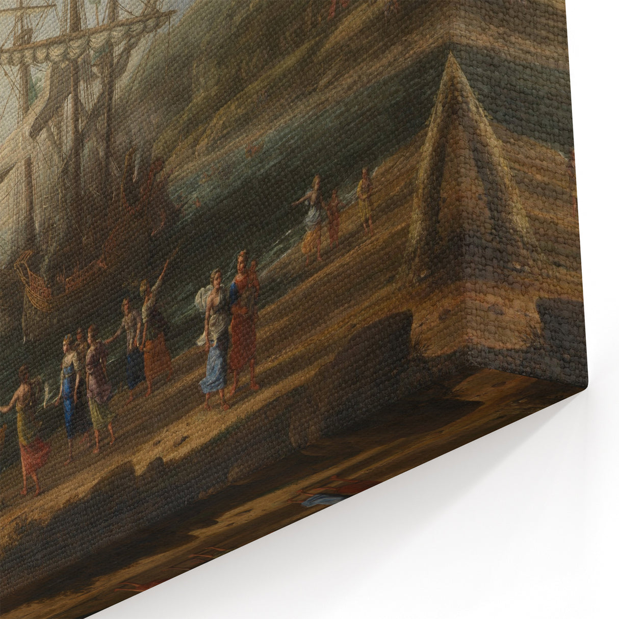 Baroque Maritime Scene: Classic Art Print with Nautical Grandeur