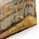 Pissarro’s View on the Cotton Mill - Impressionist Industrial Wall Art