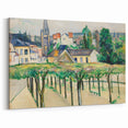 Cézanne’s Village Square - Classic French Impressionist Wall Art
