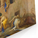 Baroque Ancient Ruins Scene: Classic Art Print with Historical Drama