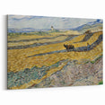 Impressionist Landscape Wall Art - Enclosed Field with Ploughman