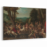 Baroque Battle Scene: Classic Art Print with Dramatic Intensity