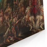 Baroque Battle Scene: Classic Art Print with Dramatic Intensity