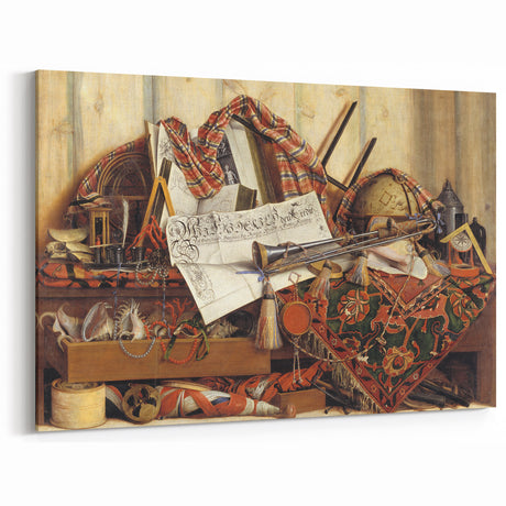 Baroque Still Life: Classic Art Print with Rich Symbolic Details