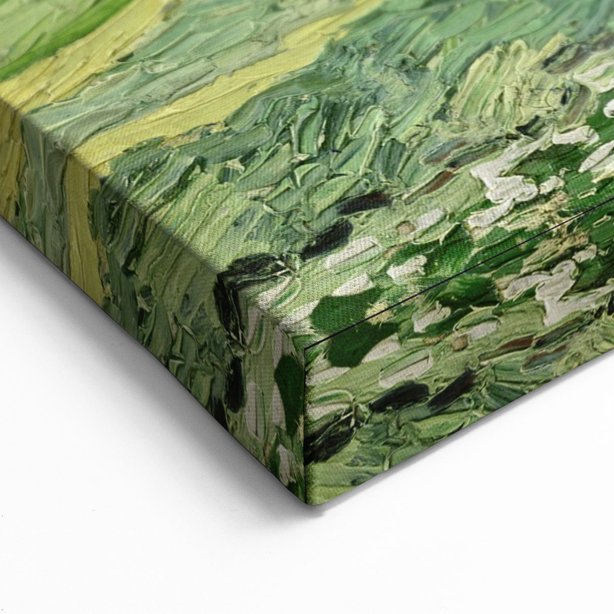 Wheatfield Under Thunderclouds - Impressionist Wall Art by Van Gogh