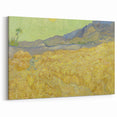Impressionism Wall Art - Wheatfield with Reaper by Van Gogh Print