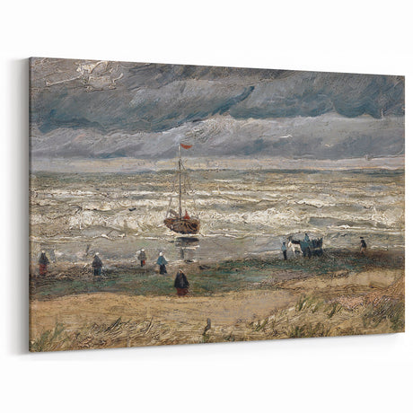 Impressionist Landscape - Beach at Scheveningen by Van Gogh Print