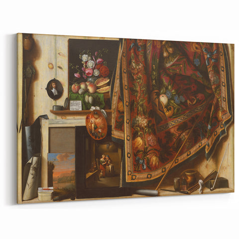 Baroque Still Life: Classic Art Print with Lavish Detail and Elegance