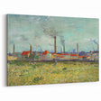 Impressionism Wall Art - Factories at Clichy by Van Gogh Print