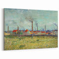 Impressionism Wall Art - Factories at Clichy by Van Gogh Print