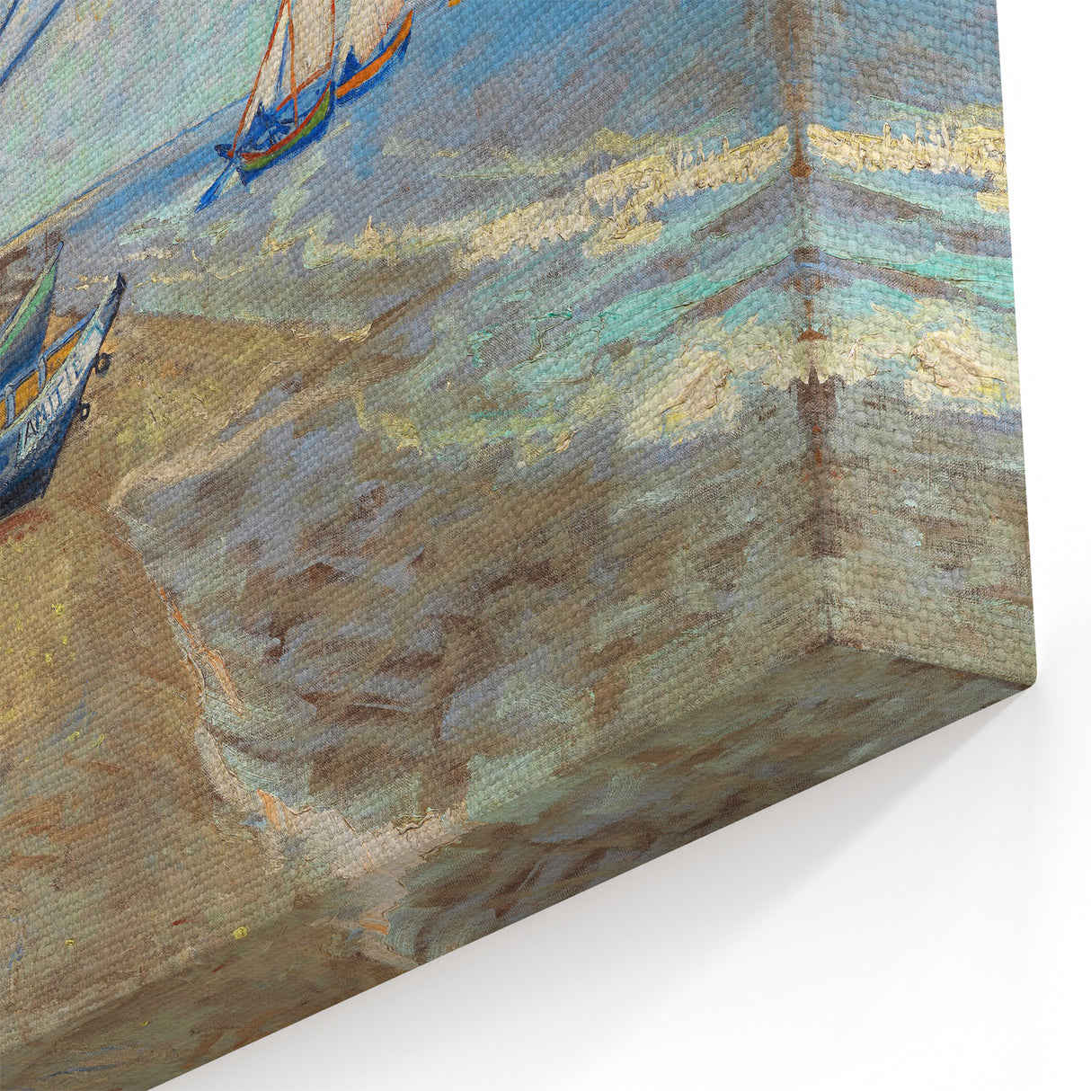 Impressionism Wall Art - Fishing Boats on the Beach by Van Gogh