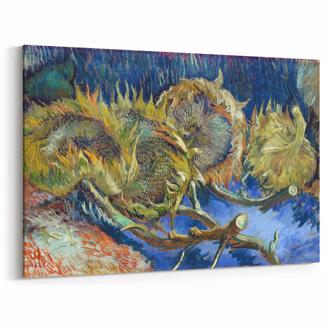 Impressionism Wall Art - Four Withered Sunflowers by Van Gogh Print