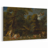 Baroque Forest Scene Wall Art – Mythological Elegance