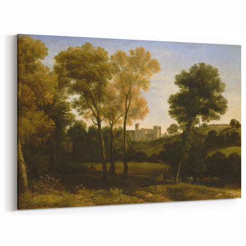 Baroque Landscape Wall Art – Serene Pastoral Scene