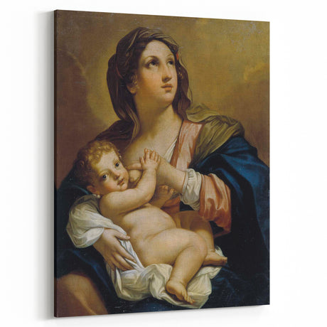 Baroque Madonna and Child Wall Art – Timeless Devotional Masterpiece